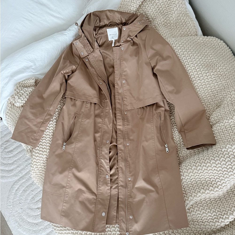 AVEC LES FILLES women’s trench khaki coat